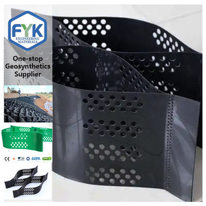 Prix fabricant : Géocell HDPE, Géocell alvéolé HDPE pour routes, grille plastique pour allées en gravier, géogrille 40mm, prix géocell - Product Image 3