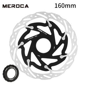 도로 자전거용 방열 기능이있는 MEROCA 초경량 140MM/160MM 센터 잠금 자전거 디스크 브레이크 로터 XR <span class=keywords><strong>MTB</strong></span> - Product Image 6