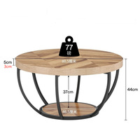 2025 Best-seller Table basse en bois convertible moderne Tables de canapé portables Conception en métal pour la maison Hôtel Meubles de salon
