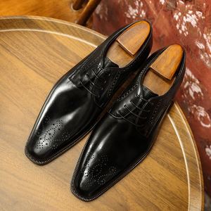 Chaussures en cuir pour hommes de luxe, personnalisables, nouvelle collection 2026, best-seller, style Niuli britannique, décontractées et habillées, à semelle épaisse - Product Image 3