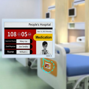 Solutions d'affichage E Ink OEM/ODM pour la digitalisation des hôpitaux intelligents, taille personnalisée, intégration API, logiciel cloud pour toutes les applications - Product Image 1