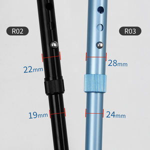 R02-03 # A # медицинский высококачественный PP + TPR Grip нормальная версия смелая и утолщенная версия поддерживающие руки регулируемые колено костыли - Product Image 4