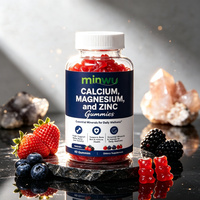 Gummies de calcium, magnésium et zinc chélatés à absorption maximale extra forte
