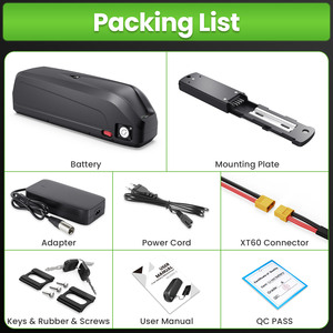 Batterie de vélo électrique en stock dans l'entrepôt européen, batterie de vélo électrique 4 broches, 36V 20Ah 25A BMS, batterie lithium-ion pour vélo électrique - Product Image 3