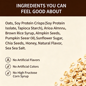 Barra de Proteína de Cereal con Alto Contenido de BCAA, Creatina, Caseína, para el Crecimiento Muscular, Proteína Orgánica para Adultos, Sin Azúcar, Baja en Carbohidratos, Libre de Crueldad Animal - Product Image 6