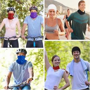Grosir penutup leher pendingin luar ruangan musim panas bandana sutera es sejuk perlindungan UV penutup pakaian olahraga tabir surya wajah - Product Image 6