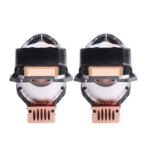 Factory Low Price LK12max Square Lens 3 Inch Bi <b>Led</b> <b>Projector</b> Lens Headlight - Product Image 1