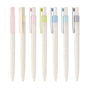 Stylo bille écologique biodégradable en paille de blé, personnalisable avec logo, très populaire - Product Image 1
