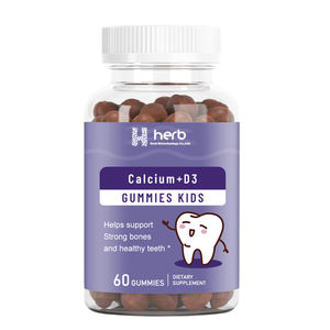 Vitamines organiques OEM au calcium avec saveurs naturelles de fruits pour la santé des enfants - Product Image 1