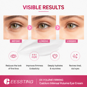 Crème Contour des <span class=keywords><strong>Yeux</strong></span> Hydratante et Repulpante en Gros : Lisse <span class=keywords><strong>les</strong></span> Ridules, Illumine <span class=keywords><strong>les</strong></span> Peaux Ternes, Anti-rides, au Calcium pour un Volume Intense - Product Image 3