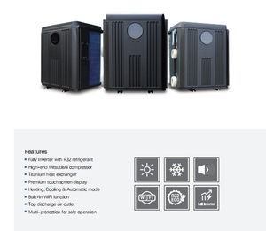 Bơm nhiệt Máy nước nóng sưởi ấm và làm mát máy bơm nước hồ bơi không khí để nước hồ bơi nguồn không khí bơm nhiệt - Product Image 6