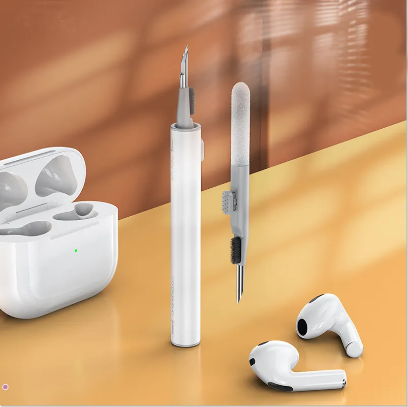 Keayboard-kit de bolígrafo limpiador de auriculares inalámbrico, herramienta de limpieza para Airpods Pro 1 2 3