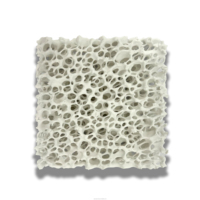 Filtre en mousse céramique d'alumine de forme carrée pour la filtration céramique industrielle, séparation des petites inclusiones non métalliques