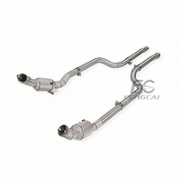 Collecteur d'échappement haute performance pour Mercedes-Benz CLS300 CLS350 CLS400 W218 3.0T V6, en acier inoxydable, avec tuyaux d'échappement sport et downpipe