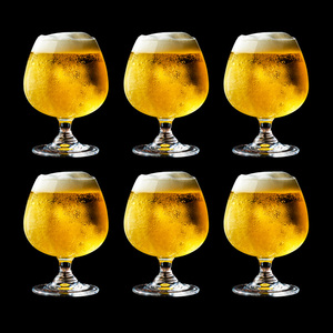 Verres à bière personnalisés avec logo, 16 oz, style belge, verres à bière en forme de tulipe à pied pour bar et fête - Product Image 6