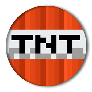 Insignia de Hojalata de 58mm de <span class=keywords><strong>Minecraft</strong></span>, Artículo de Anime y Videojuegos, Gran Venta - Product Image 2
