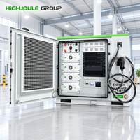 Système de stockage d'énergie mobile HJ 128,6-261,2 kWh 60-120 kW, station de recharge pour véhicules électriques montée sur remorque avec batterie LFP