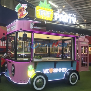 Low Price Hot Sale Food Truck Ice Cream Food <b>Trailer</b> Retro - Product Image 5