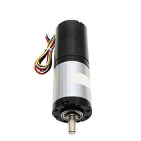 Motor DC Brushless Torsi Tinggi Yateng 12V/24V dengan Gear Planetary, Frame 24mm, 0.5-40W, 1.6-70kg.cm, 5-470RPM, Magnet Permanen CW/CCW
