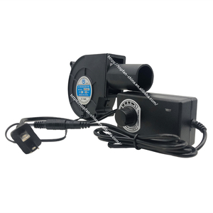 Turbinen gebläse Luft auslass Grill ofen Brennholz ofen Tragbares Gebläse Grill gebläse Für 9733 DC 12V 2.7A Leistung - Product Image 4