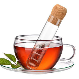 ウェランド茶より急な茶注入器ガラス管のコルクが付いている茶注入器 - Product Image 1