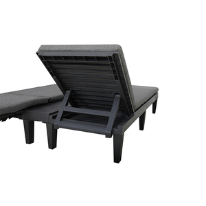 Adjustable Outdoor Pool Beach Lounge Chair Swimming <strong>Sun</strong> <strong>Rattan</strong> <strong>Lounger</strong> With Cusions - Product Image 6