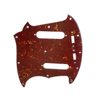 Red Turtle Single SS Baffle Guitar PickGuard Accessoire avec 12 trous et vis Instrument de musique