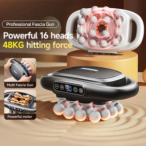 Pistolet de massage corporel profond de 12 mm 48 kg avec moteur sans balais, 16 têtes, 30 niveaux de vitesse et autonomie de 4 à 6 heures - Product Image 3