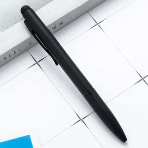 Stylo à bille en métal personnalisé OEM, pour bureau, école, cadeau d'affaires, en Gel vierge, populaire, Simple