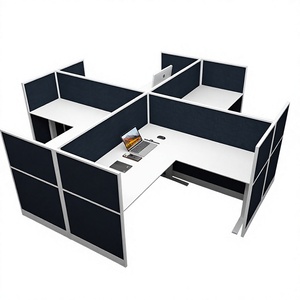 Meubles de bureau modulaires modernes personnalisables en gros, postes de travail en cubicle 2-6 places avec cloisons pour bureau à domicile et <span class=keywords><strong>atelier</strong></span> - Product Image 1
