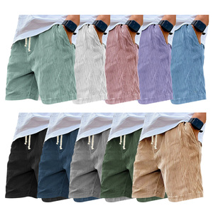 Новые мужские вельветовые шорты в европейском и американском стиле, летние повседневные шорты - Product Image 5