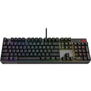 Teclado Mecánico para Juegos Asus Rog Strix Scope Rx, Interruptores Ópticos Rojos, Cableado, Retroiluminación RGB, Teclado Numérico - Product Image 1