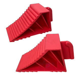 Cales de roue mini en plastique pour charges lourdes, pour remorques, véhicules, parkage, support de levage métallique, cales de pneu, approvisionnement direct - Product Image 3