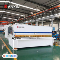 Machine de cisaillement de commande numérique par ordinateur de SANXIN 4mm 6mm 8mm découpeuse automatique de tôle