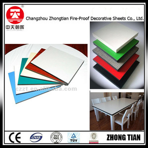 12Mm Đa Màu Lõi Hpl Nhỏ Gọn Laminate Đối Với Phòng Ăn Bảng Top - Product Image 3