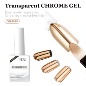 Esmalte de <span class=keywords><strong>Uñas</strong></span> en Gel Base Transparente Cromado de 15 ml, Efecto Metálico, Sin Necesidad de Limpiar, Gel Cromado para Manicura, Arte de <span class=keywords><strong>Uñas</strong></span> de Salón - Product Image 6