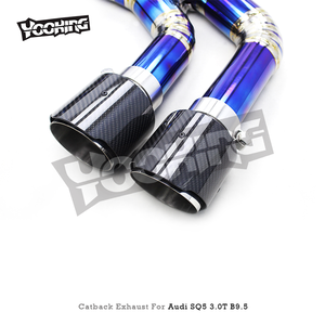 Sistema de <span class=keywords><strong>escape</strong></span> de coche con válvula deportiva automática para <span class=keywords><strong>Audi</strong></span> <span class=keywords><strong>SQ5</strong></span> 3,0 T 2019-2023, silenciador de <span class=keywords><strong>escape</strong></span>, tubo de <span class=keywords><strong>escape</strong></span> Catback de titanio - Product Image 6