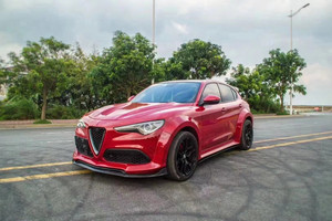 Nuevo Producto: Accesorios de Fibra de Carbono para Alfa Romeo Stelvio, Kit de Carrocería Ancha, Alerón Delantero, Difusor Trasero, Parachoques - Product Image 5