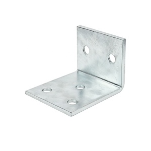 Équerre d'angle en acier galvanisé à chaud de qualité supérieure, robuste, pour la réparation de meubles en <span class=keywords><strong>bois</strong></span> et les projets extérieurs - Product Image 1