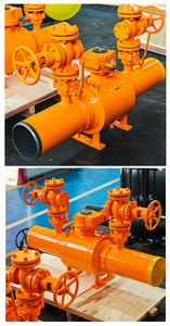 Válvula de Bola Neumática de <span class=keywords><strong>Gas</strong></span> Q361F-16C, Entierro Directo, Doble Difusión, Totalmente Soldada, Manual, para Agua y Aceite, Compatible con OEM, con Brida - Product Image 5