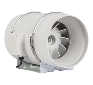 Circulaire Kanaalventilator Voor Geluidsarm 200 Mm 8 Inch Afzuigventilator Met Uitlaatsnelheid