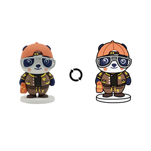 OEM nhà sản xuất phim hoạt hình PVC hành động figurine đồ chơi tùy chỉnh thiết kế 3D Vinyl hình bàn trang trí đồ chơi - Product Image 1