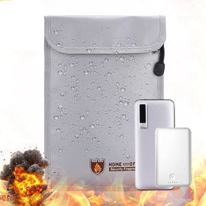 20000mAh Charging Powerbank Safe Storage Bag Mobile Emergency Gift Printed Fireproof Mobile Power Bank