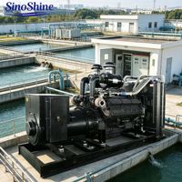 Groupe électrogène à turbine à gaz SinoShine 150 kW 300 kW, silencieux, insonorisé, type conteneur, pour usine, hôpital