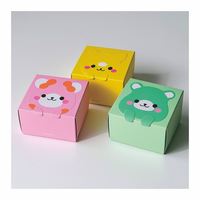 Bonne vente boîte d'emballage cadeau personnalisé cosmétique avec fenêtre transparente inserts
