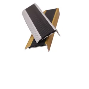 Foshan fabrika sıcak satış alüminyum seramik karo merdiven Nosing şeritler parçaları merdiven kaymaz şerit
