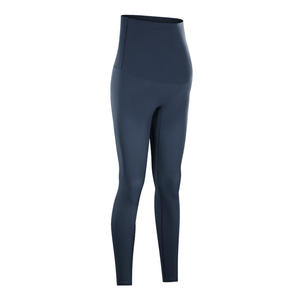 Nouveau pantalon de yoga nu brossé à neuf points taille haute élastique ventre enveloppé vêtements d'extérieur de <span class=keywords><strong>maternité</strong></span> mi-taille pantalon de yoga de <span class=keywords><strong>maternité</strong></span> - Product Image 6