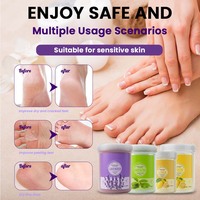 Kit de Soins des Pieds aux Herbes Marque Blanche : Gommage Exfoliant, Masque de Boue, Bain de Pieds au Sel, Extrait Végétal Naturel – Kit Pédicure Spa
