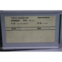 Medidor de Vibraciones Tipo PLC PBD752 254-752-000-01, Controlador Dedicado para Control Industrial con Programación PLC RS485 Usado