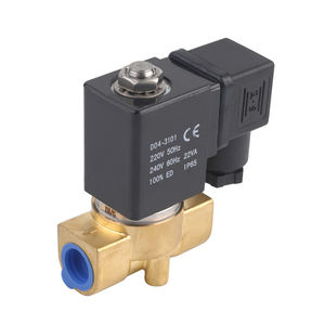 Sampel Gratis Suku Cadang Kompresor Industri Katup Solenoid Ukuran Kecil Air 220V 1/<span class=keywords><strong>2</strong></span> Inci Katup Temperatur Tinggi - Product Image 3